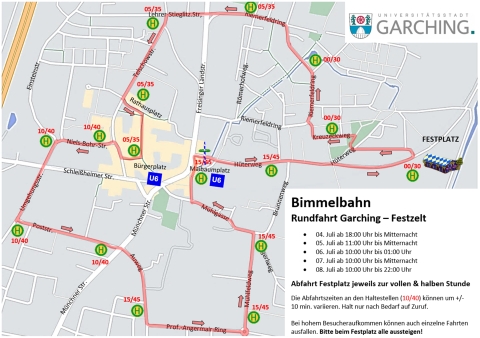 Steckenverlauf Bimmelbahn